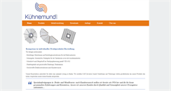 Desktop Screenshot of kuehnemund.de