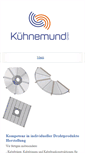 Mobile Screenshot of kuehnemund.de